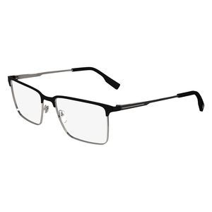 New Lacoste L-2296 002 Matte Black & Silver Eyeglasses 55/17/145